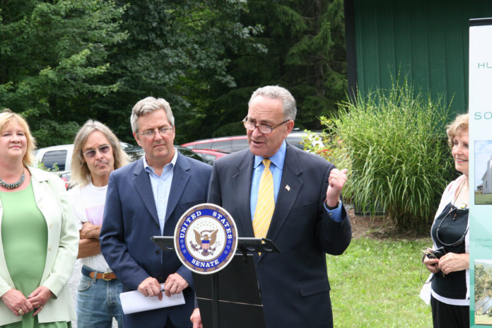 Jeff Irish and Senator Chuck Schumer