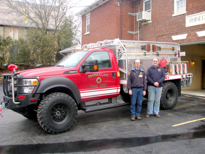 New Rhinecliff fire truck