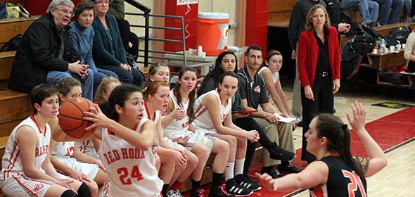 Red Hook girls basketball vs Marlboro