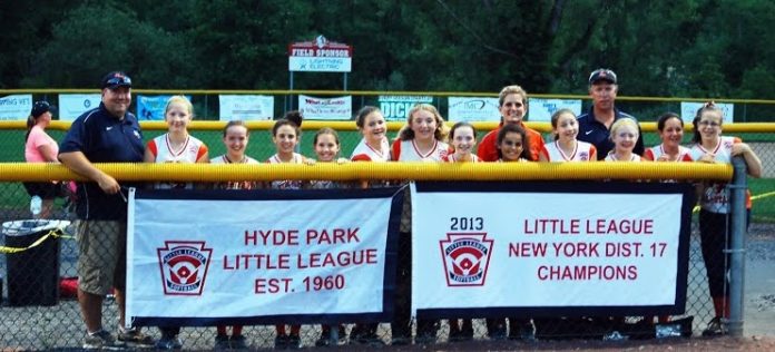 Hyde Park Little League girls