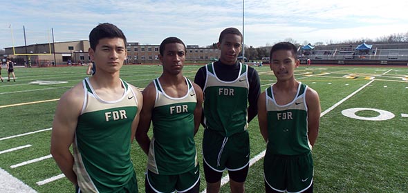 FDR track relay team