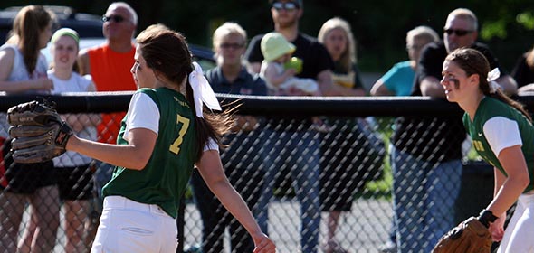 Hyde Park Softball - Alyssa Pfitscher and Allison Pritchard