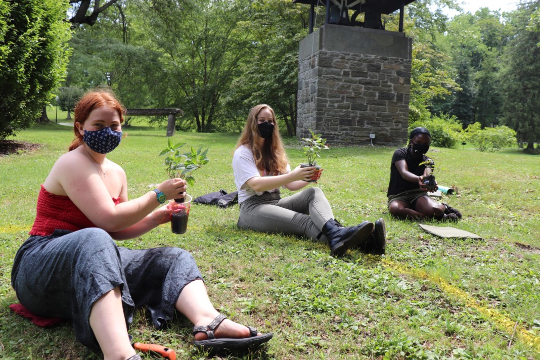 Bard students during Language the Thinking program