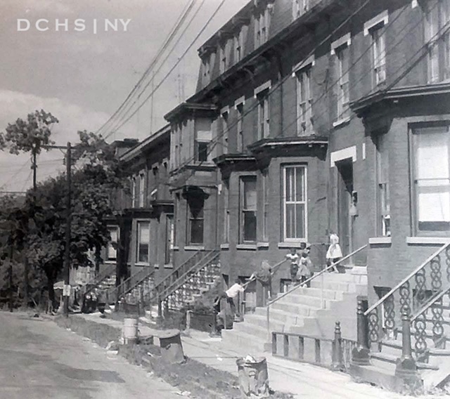 Bellevue Terrace, demolished in the 1960s as an anti-blight effort of the Urban Renewal period