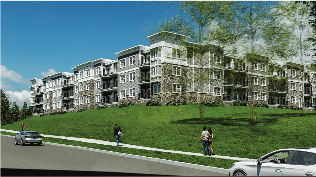 Artists rendering of proposed South Hamilton St. development by O'Neill Group